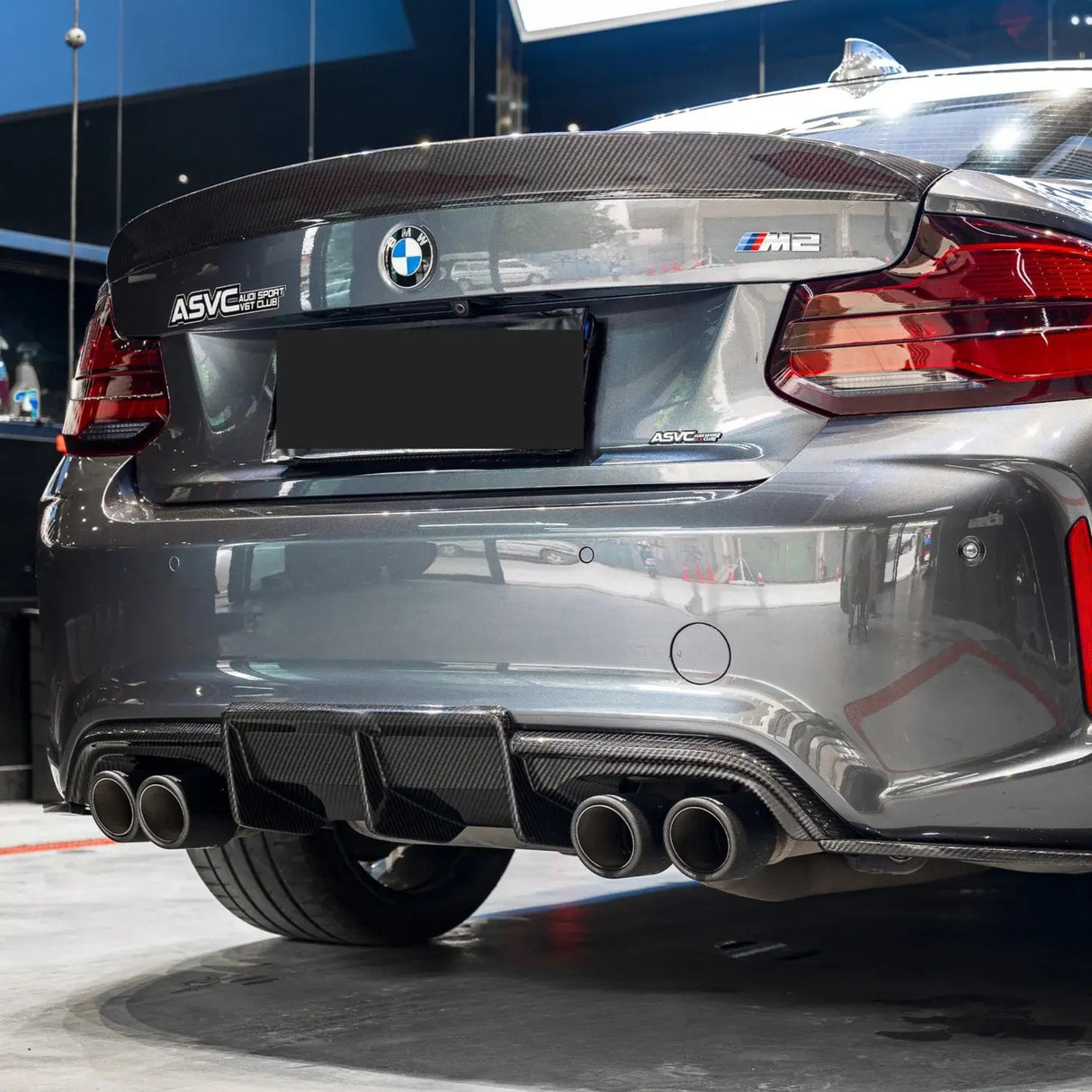 BMW 2 Series F87 Dry Carbon Fiber "KB" Style Spoiler (2014-2021)