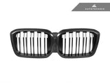 AutoTecknic Dry Carbon Fiber Dual-Slats Front Grille Set - G01 X3 LCI | G02 X4 LCI