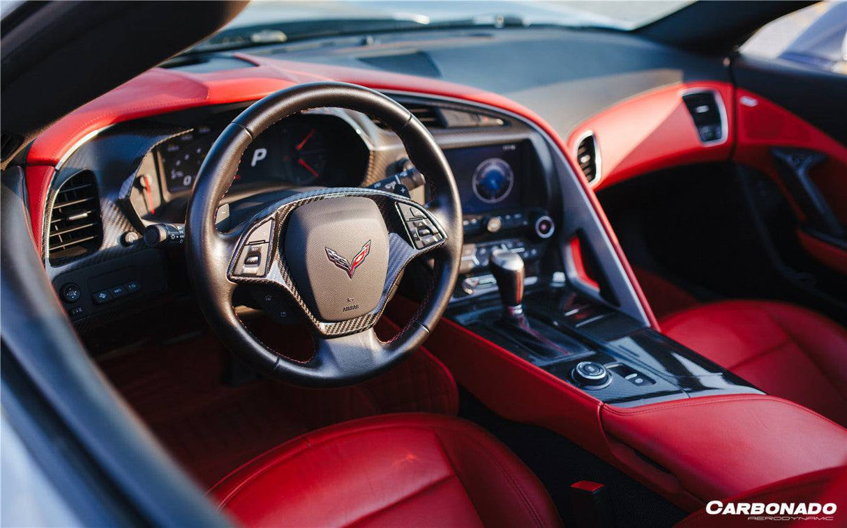 2013-2019 Corvette C7 Z06 Grandsport Dry Carbon Fiber Dash Board(Left And Right)