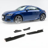 2015–2018 Audi TT / TTS / TTRS 8S Coupe A Style 4-Piece Side Skirt Kit – Carbon Fiber