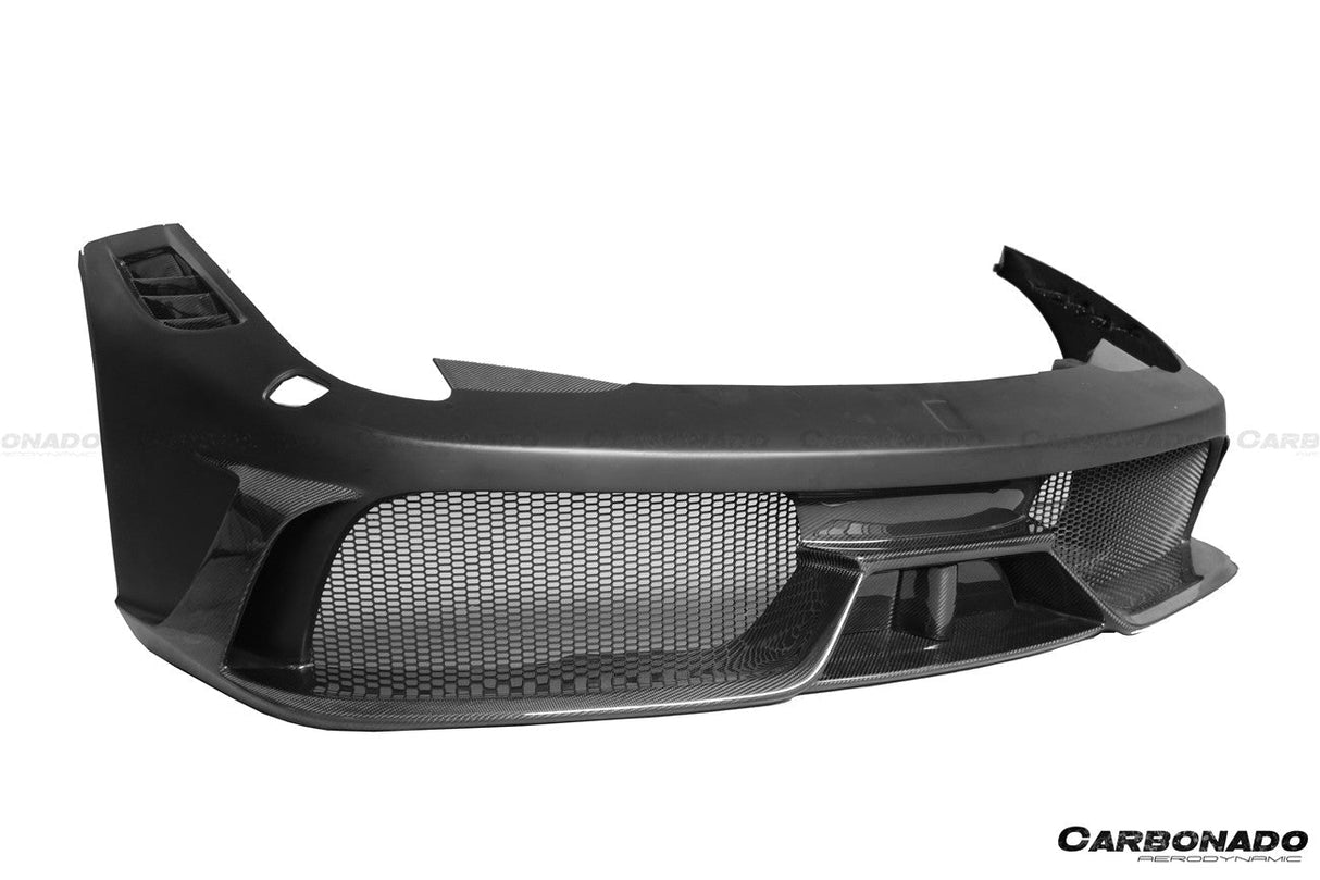 2010-2015 Ferrari Carbon Fiber Front Bumper Carbonado (OE) Fits: 458 Italia and Spider