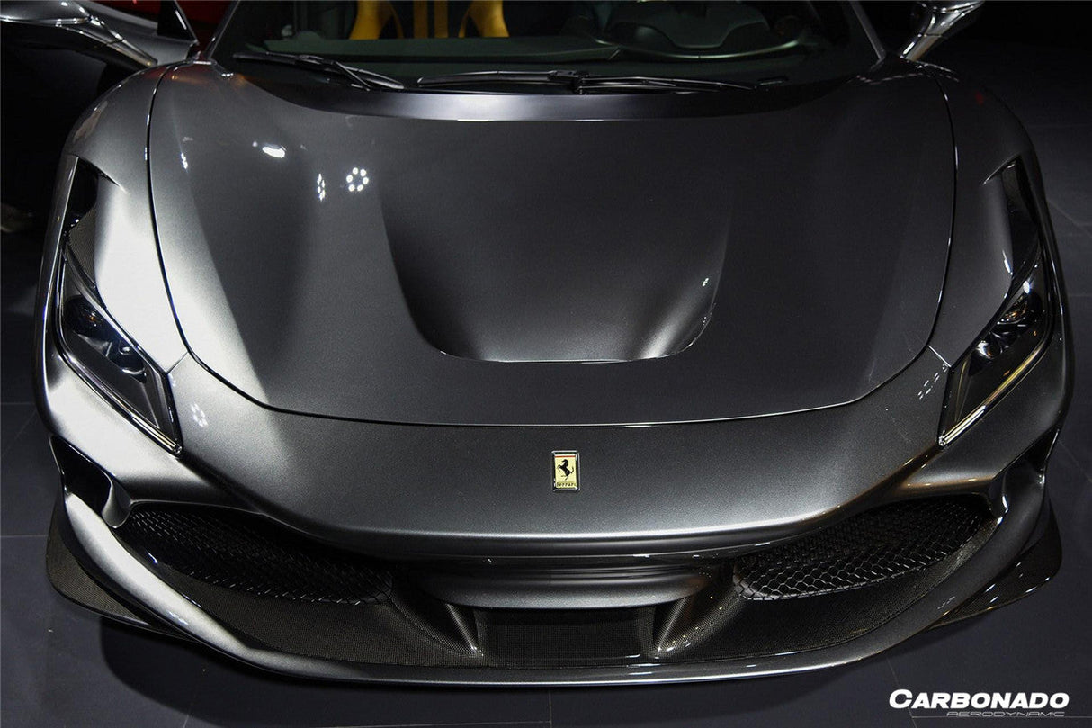 2019-2024 Ferrari F8 OEM Style Autoclave Carbon Fiber Front Lip Splitter