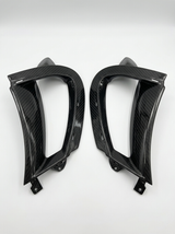 McLaren 720S Spider Dry Carbon Fiber Front Bumper Side Vents OEM Style 2017 - 2019 Pair