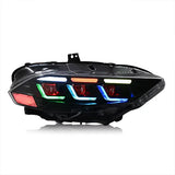 NTXGlow RGB Headlights S650 Style (2018-2023 Ford Mustang)