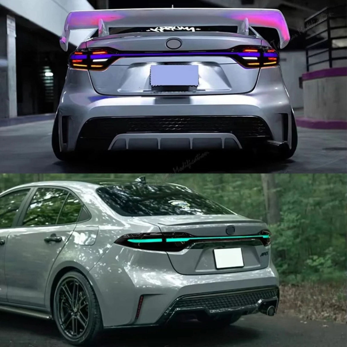 Toyota Corolla Levin LED Tail Lights with RGB & Startup Animation – Full Rear Lamp Assembly (2019–2023)