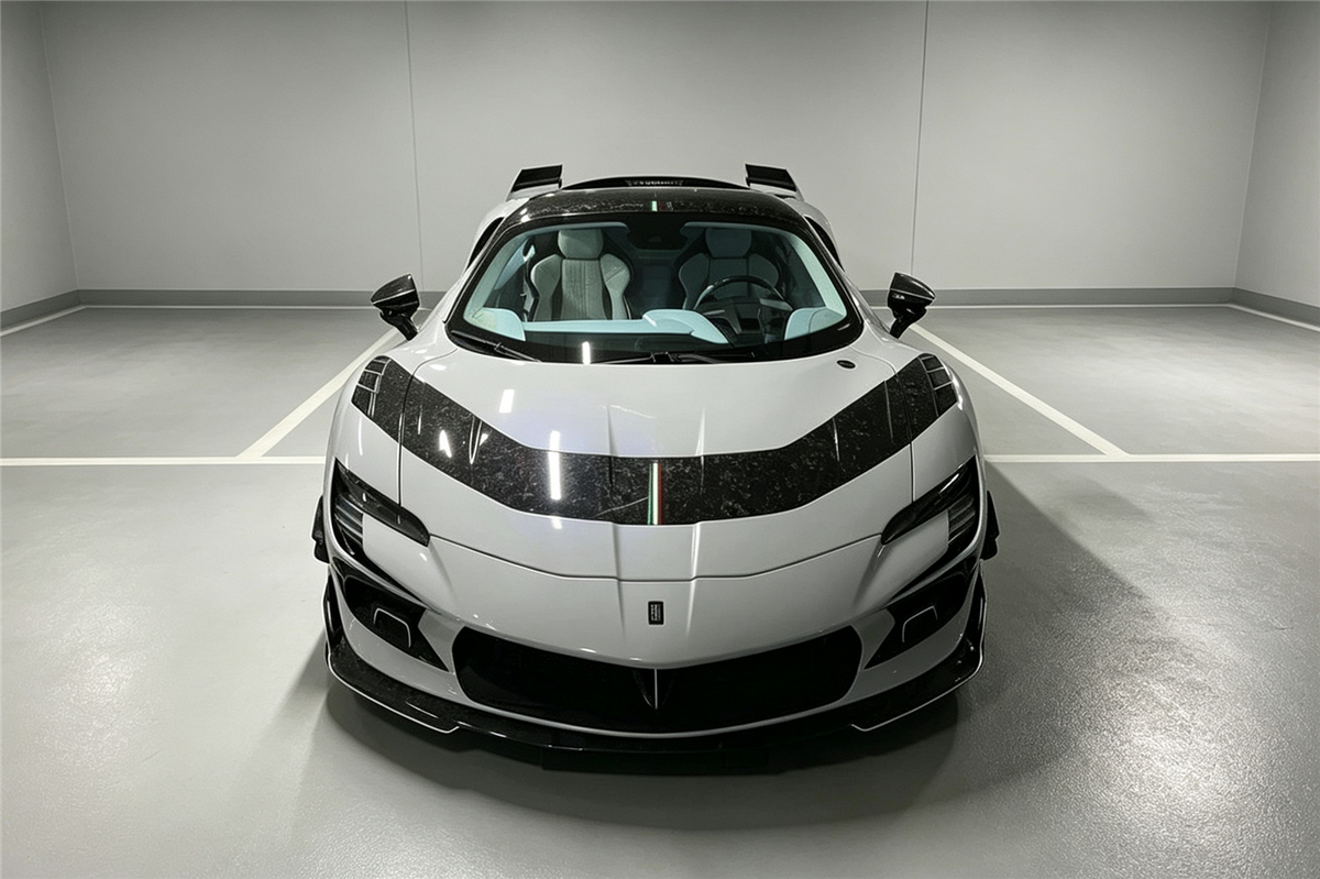 2020-UP Ferrari Autoclave Carbon Fiber Full Body Kit Carbonado (MSY) Fits: SF90 Spider