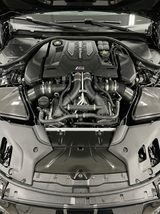 BMW M5 M8 F90 F91 F92 F93 S63 4.4TT V8 Carbon Fiber High Flow Cold Air Intake System 2018 - 2023 OE KD4247BK