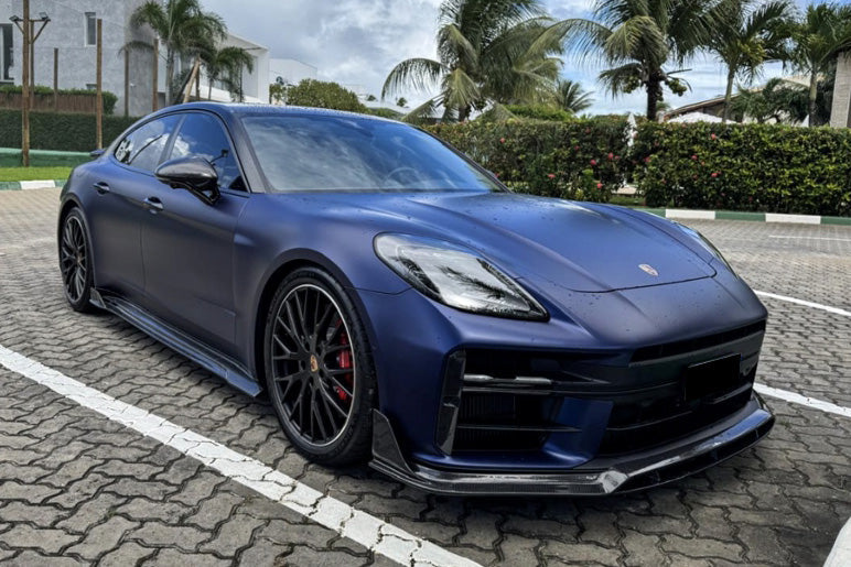 2024-2026 Porsche Panamera 976 ODV1 Style Dry Carbon Fiber Front Lip