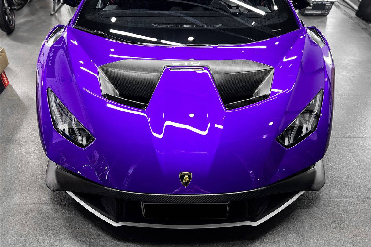 2021-2024 Lamborghini Huracan STO Dry Carbon Fiber Hood Vents