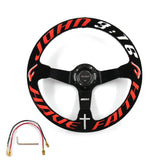 Have Faith Suede Steering Wheel + Hub Adapter Kit For Toyota Corolla, Hilux Pickup