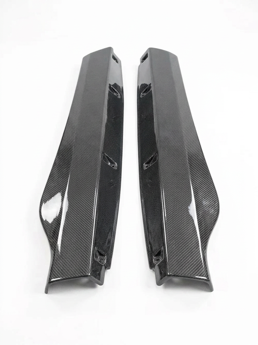 McLaren GT Dry Carbon Fiber Side Skirts OEM Style 2019+ Pair