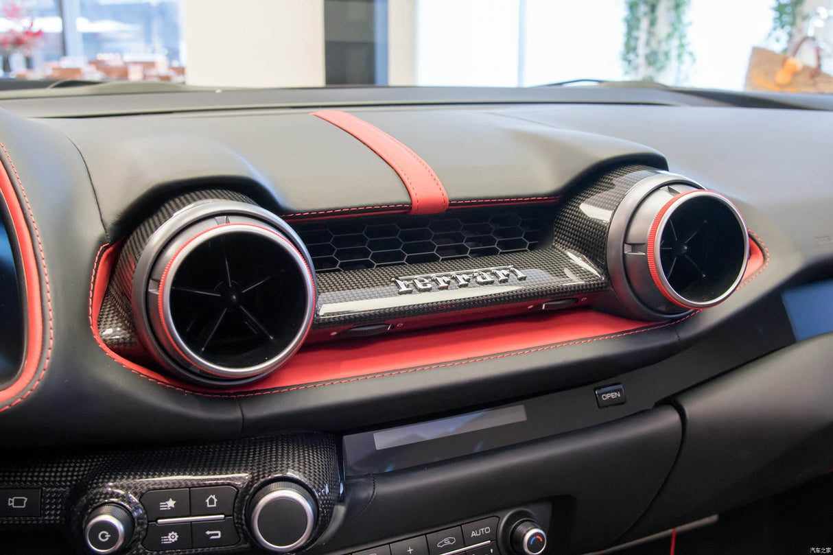 2017-2026 Ferrari 812 Superfast GTS OE Style Dry Carbon Fiber AC Panel Trim