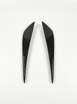 McLaren 720S Spider Dry Carbon Fiber Front Bumper Canards 2017 - 2019 Set