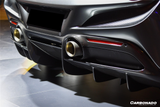 2019-2024 Ferrari F8 OEM Style Dry Carbon Fiber Rear Diffuser Lip