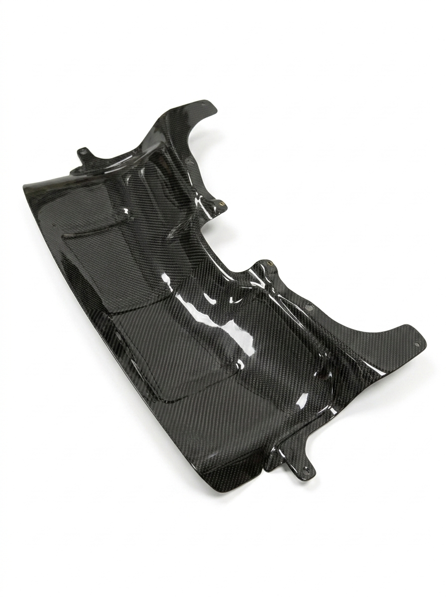 McLaren 720S Spider Dry Carbon Fiber Exhaust Cover OEM Style 2017 - 2019
