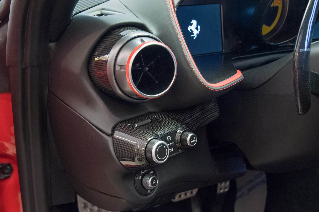 2017-2026 Ferrari 812 Superfast GTS OE Style Dry Carbon Fiber Control Panel Replacement