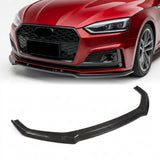 2017–2019 Audi A5 S-Line / S5 B9 Coupe & Sportback Front Lip Splitter – Carbon Fiber