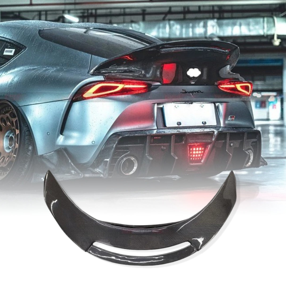 Carbon Fiber Rear Wing Aero Kit – Toyota Supra A90