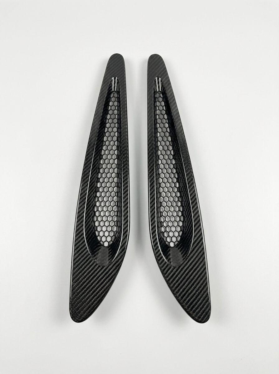 McLaren 720S Spider Dry Carbon Fiber Hood Vents OEM Style 2017 - 2019