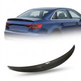 2017–2023 Audi A4 S-Line / S4 B9 Sedan Single Deck Rear Trunk Spoiler – Carbon Fiber