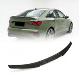 2020–2023 Audi A3 S-Line / S3 / RS3 8Y Sedan Single Deck Rear Trunk Spoiler Wing – Carbon Fiber