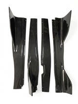 McLaren 750S Dry Carbon Fiber Side Skirts Polished Finish 2024+ Pair