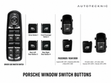 AutoTecknic Replacement Interior Window Switch Button - Porsche