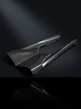2019+ Ferrari SF90 Stradale Polished Side Skirts - Dry Carbon Fiber