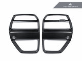 AutoTecknic Dry Carbon Motorsport V1 Front Grille Set - BMW G80 M3 | G82/ G83 M4