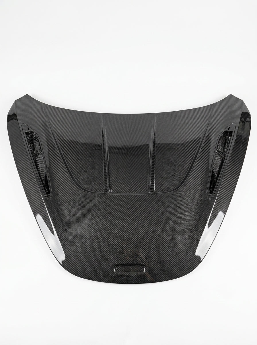 McLaren 720S Dry Carbon Fiber Hood Bonnet Sports Style Bolt-On