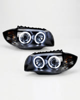 BMW 1 Series 120i 118i E87 Angel Eyes LED Headlights (2005-2011)