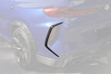 2020-2025 BMW X6M F96 G06 X6 AD Style Dry Carbon Fiber Rear Bumper Vent Trims
