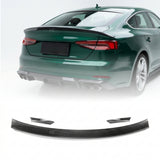 2017–2019 Audi A5 S-Line / S5 B9 Sportback 3-Piece Rear Trunk Spoiler – Carbon Fiber