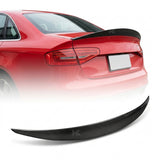 2013–2016 Audi A4 S-Line / S4 B8.5 Sedan Ducktail Style Rear Trunk Spoiler – Carbon Fiber