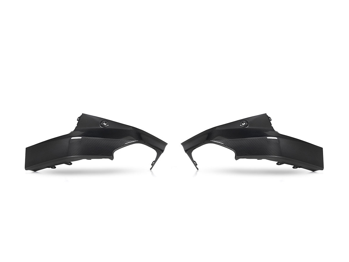 AutoTecknic Dry Carbon Rear Side Diffuser Set - BMW G42 2-Series