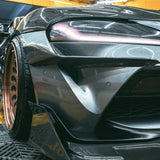 Carbon Fiber Front Wind Knife Aero Kit – Toyota Supra A90 YISO V2 Style