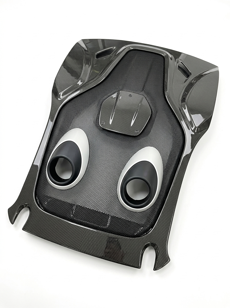 2015-2019 McLaren 540C 570S 600LT Engine Cover - Dry Carbon Fiber