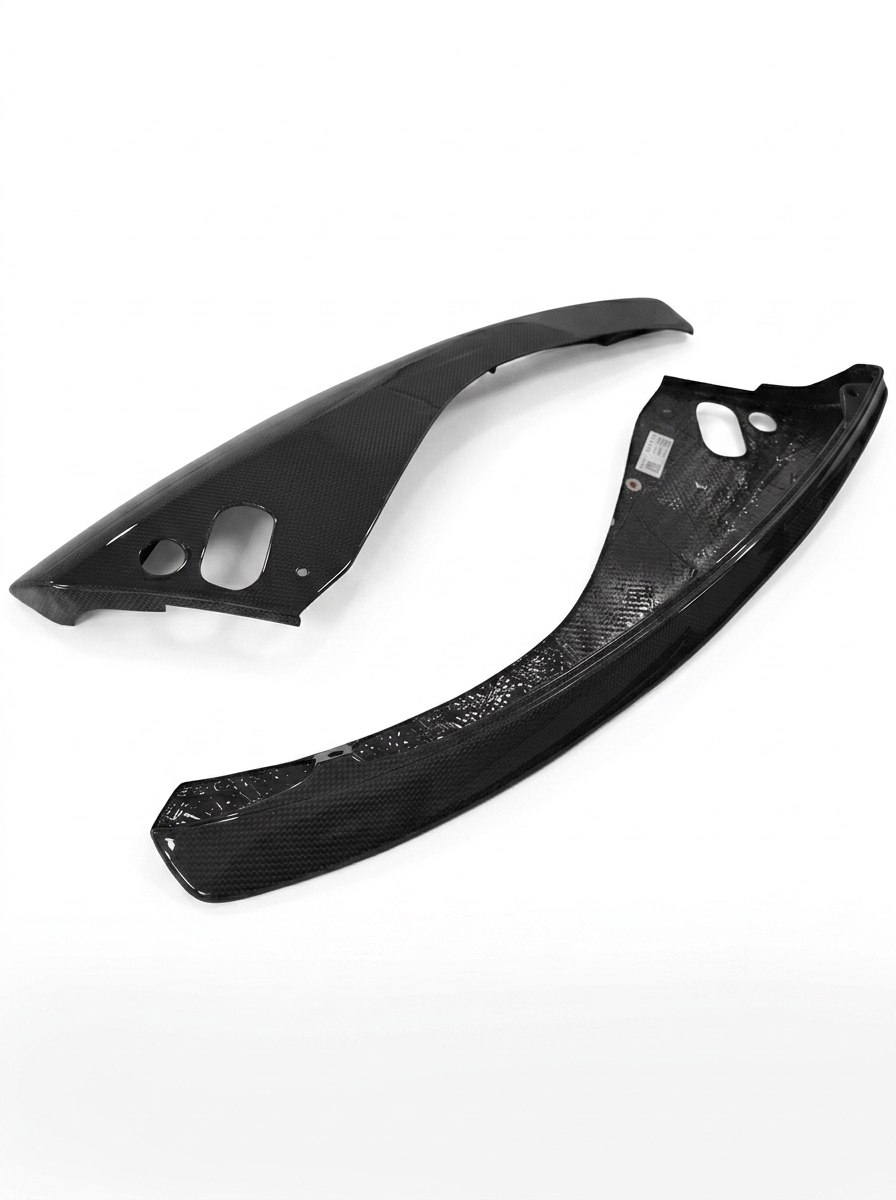 2017 - 2020 Ferrari 812 Superfast GTS OEM Style Front Canards - Dry Carbon Fiber