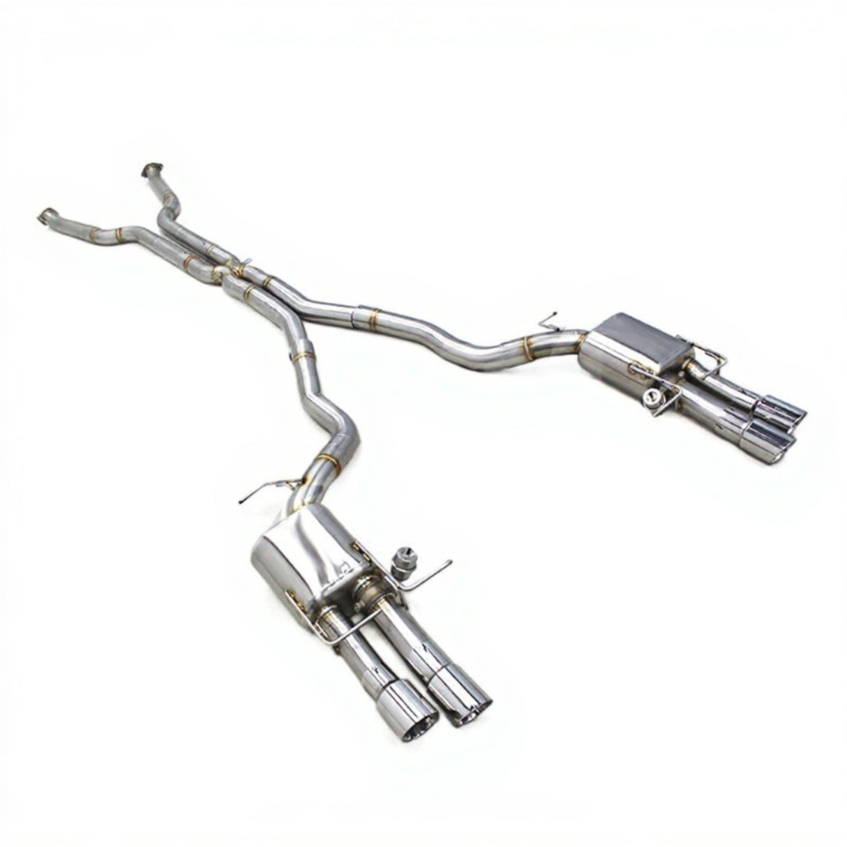 BMW 5 Series M5 E60 304 Stainless Steel Valved Catback 2005-2010