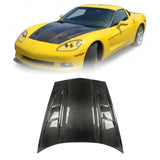 2005–2013 Chevrolet Corvette C6 H-Design Style Hood – Carbon Fiber