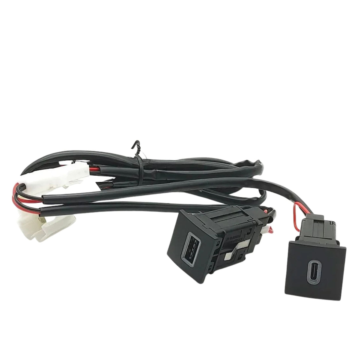 Red LED USB Car Charger for VW Golf 6, Jetta 5 & Scirocco (2006–2012)