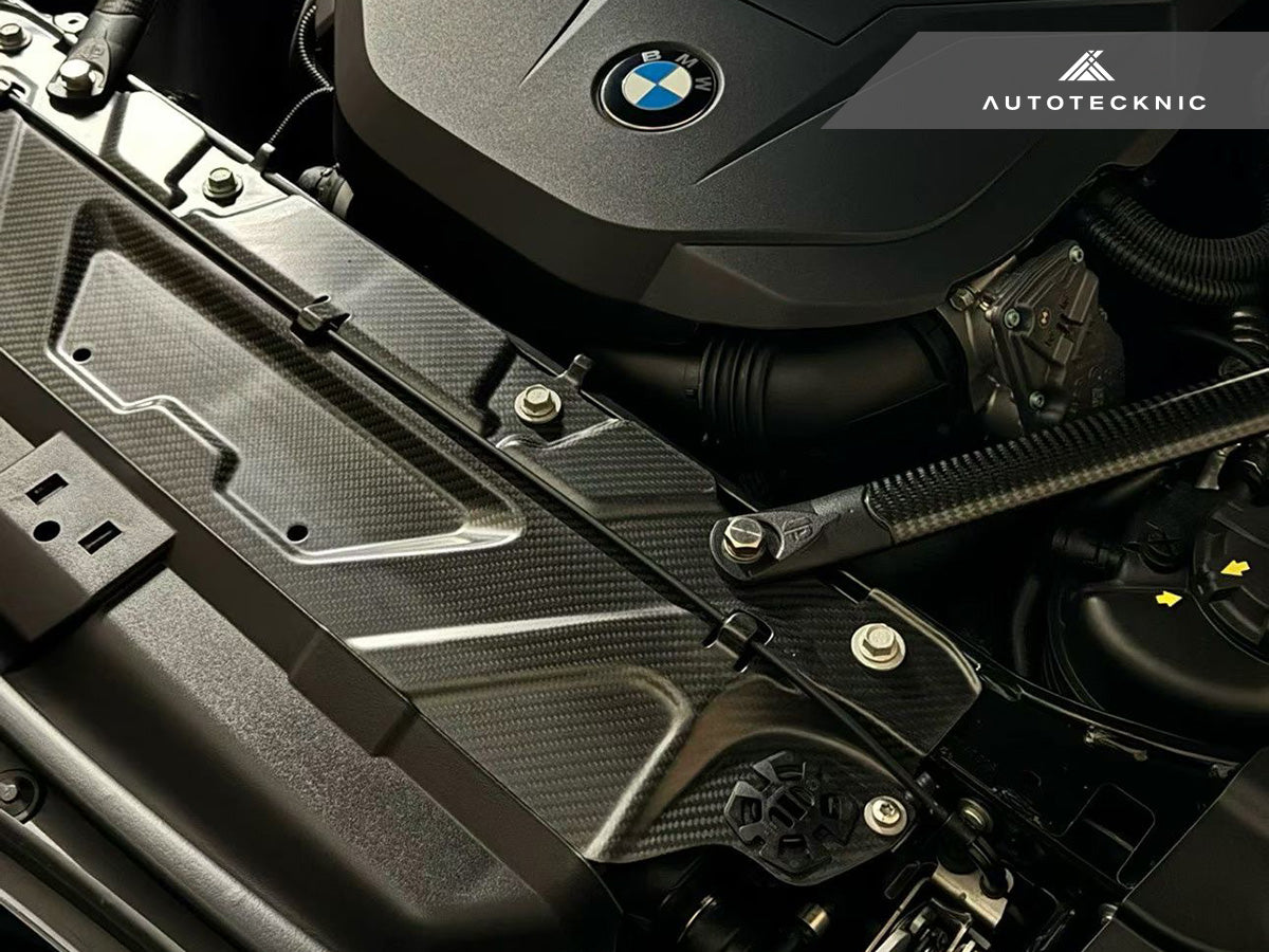 AutoTecknic Dry Carbon Fiber Cooling Shroud - G42 2-Series