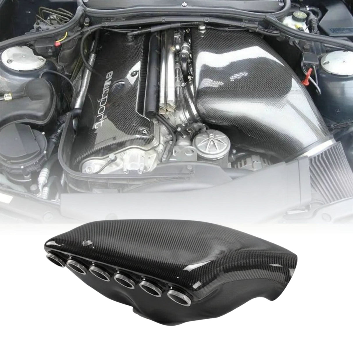 Premium Carbon Fiber Air Intake Box for BMW E46 M3 – High-Flow Engine Bay Upgrade (Coupe & Convertible)