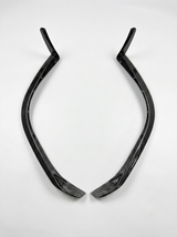 2022+ Ferrari 296 GTB OEM Style Polished Front Corner Guards - Dry Carbon Fiber
