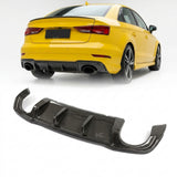 2017–2019 Audi RS3 8V Sedan Rear Bumper Diffuser Lip – Carbon Fiber