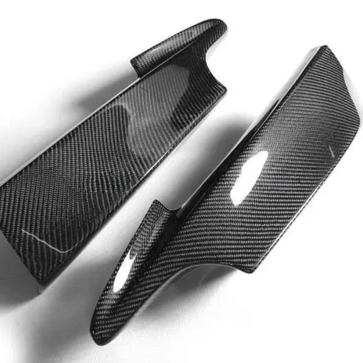 Carbon Fiber Front Bumper Splitter Canards – BMW 3 Series GT F34 M Sport (2013-2018) – Gloss Carbon Aero