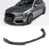 2014–2015 Audi A3 S-Line 8V Hatchback Front Lip Splitter – Carbon Fiber