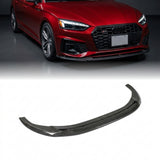 2020–2022 Audi A5 S-Line / S5 B9.5 Sportback & Coupe Front Spoiler Lip – Carbon Fiber
