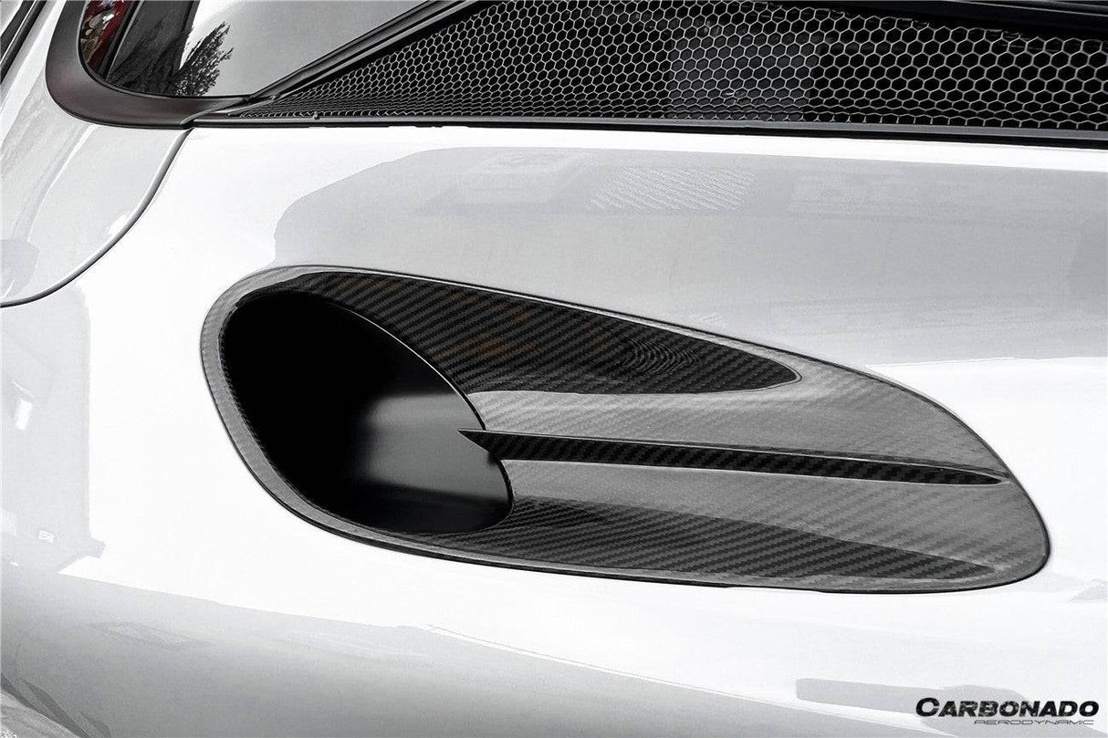 2020-2023 McLaren GT WP Style DRY Carbon Fiber Side Air Intake Fins