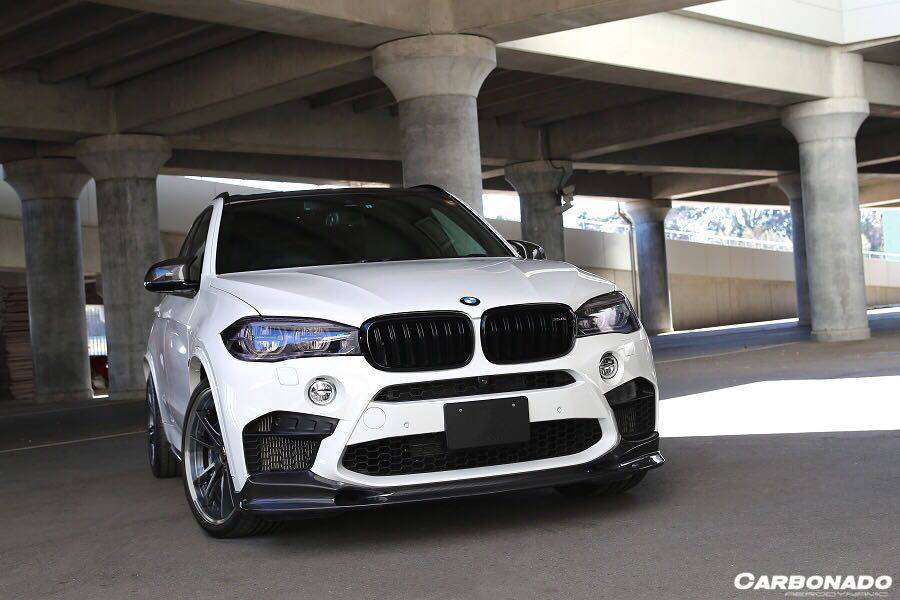2015-2019 BMW X5M F85  X6M F86 3D Style Carbon Fiber Front Lip